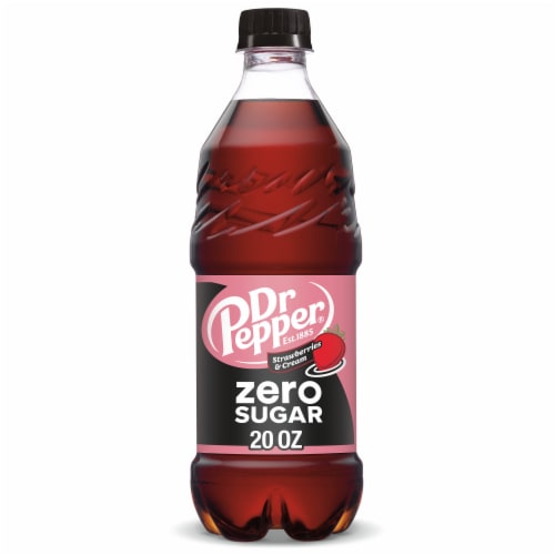 Dr Pepper Strawberries & Cream Zero Sugar Soda - Classic Pack Pick