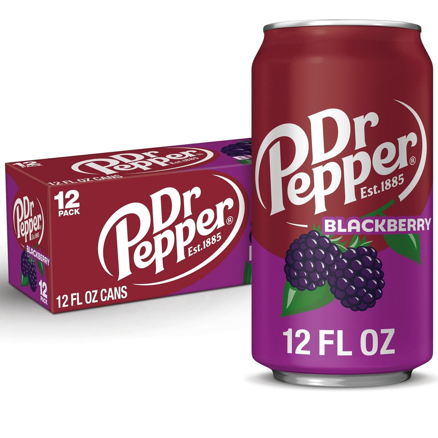 Dr Pepper Blackberry Soda - Daily Soda Pour