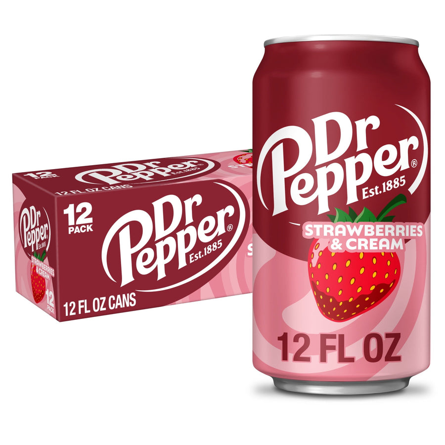 Dr Pepper Strawberries & Cream Soda - Smooth Pepper Sip